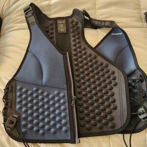 Omorpho women's weighted G-Vest, blue, small, nwot